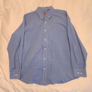 Men's Blue Striped Shirt